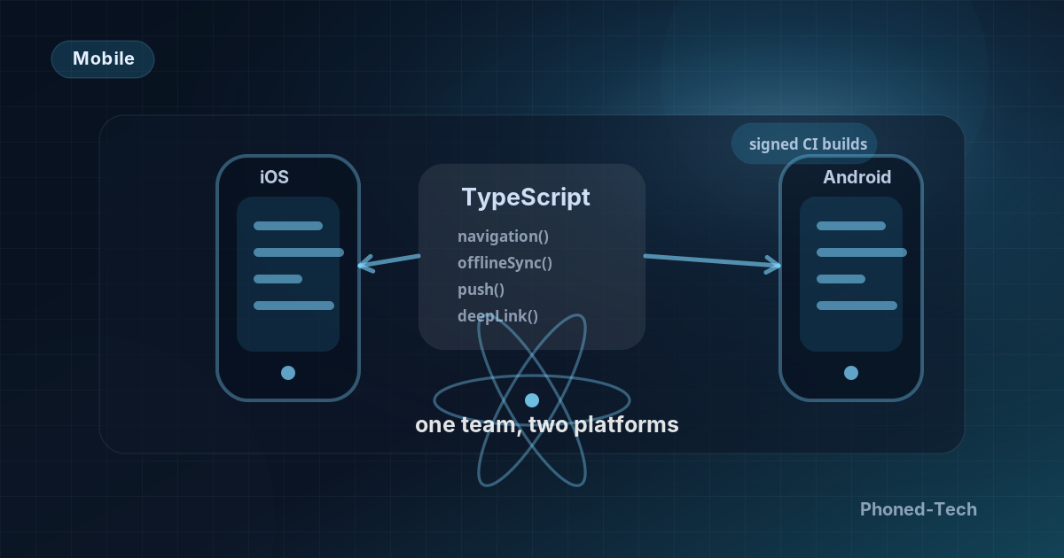 React Native ב-2026 — מתי זו הבחירה הנכונה.